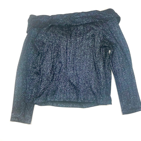 XSCAPE By Joanna Chen Off-The-Shoulder Blouse, XL - Picture 8 of 8